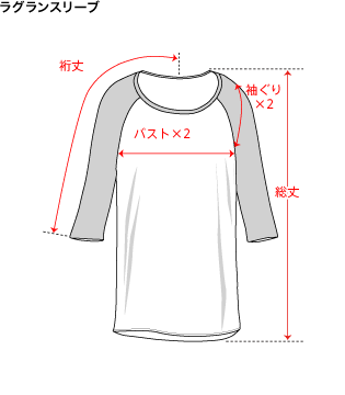 Raglan Sleeve ラグランスリーブ
